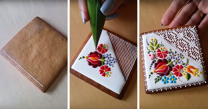 Hungarian Chef Turns Ordinary Cookies Into Stunning Embroidery-Inspired Art