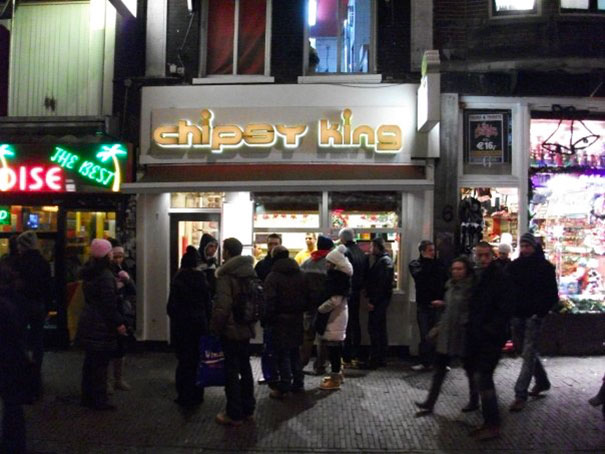 Snack shop sign ‘chipsy king‘