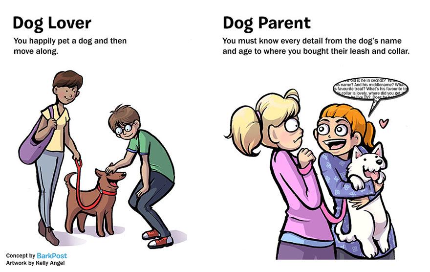 Dog Lover Vs Dog Parent