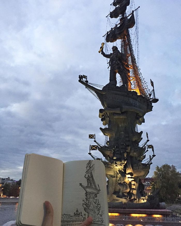 Drawing The Places I Visit Is My Reason To Travel Around