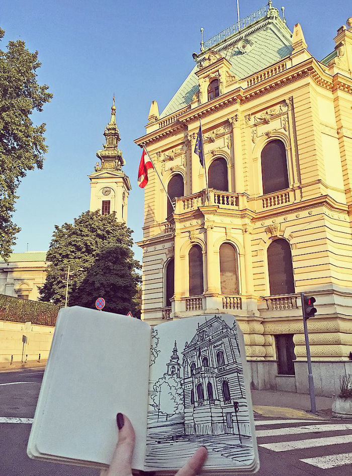 Drawing The Places I Visit Is My Reason To Travel Around Drawing The Places I Visit Is My Reason To Travel Around