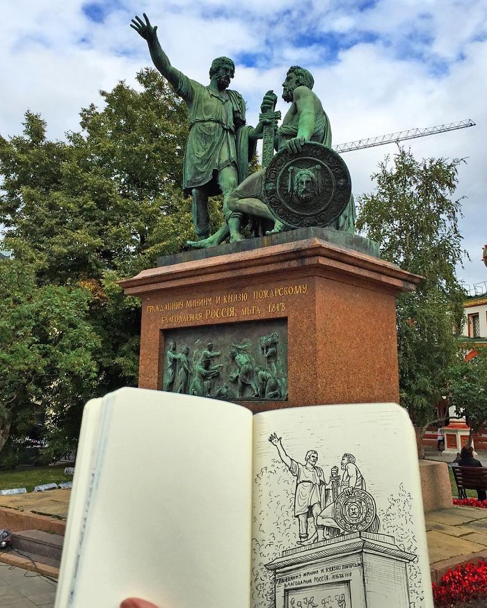 Drawing The Places I Visit Is My Reason To Travel Around Drawing The Places I Visit Is My Reason To Travel Around