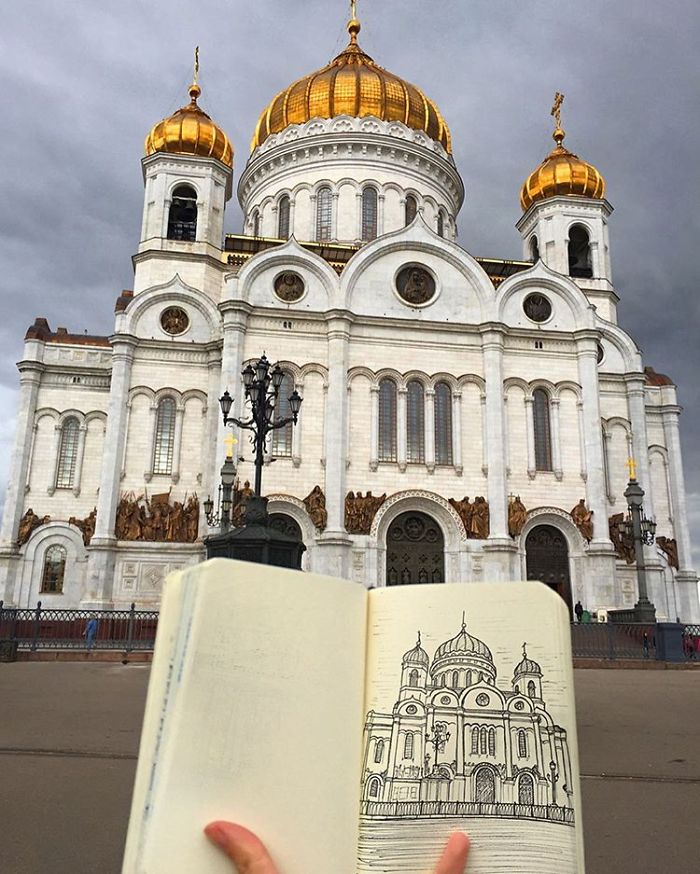 Drawing The Places I Visit Is My Reason To Travel Around