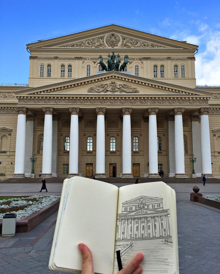 Drawing The Places I Visit Is My Reason To Travel Around