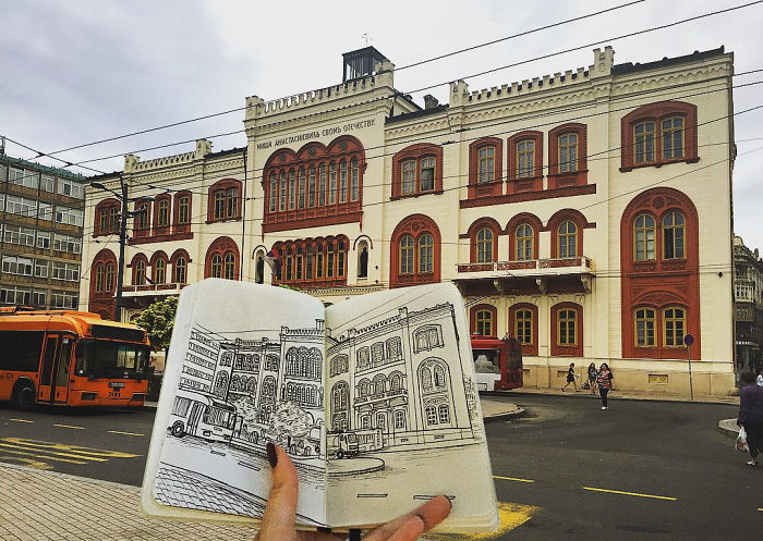 Drawing The Places I Visit Is My Reason To Travel Around Drawing The Places I Visit Is My Reason To Travel Around