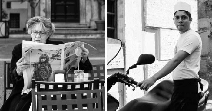 I Photographed The People Of Rome In Black And White