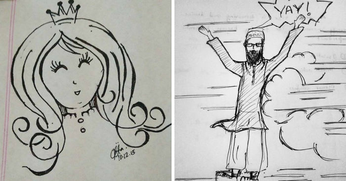 To Survive A Boring Class I Doodle