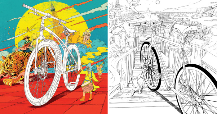 Colour The Journey Of A Bicycle Exploring A World Without It’s Rider