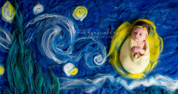 I Recreate Famous Paintings Together With Newborn Babies