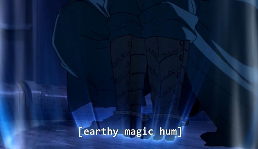 Full Metal Alchemist Brotherhood Has Weird Closed Captions