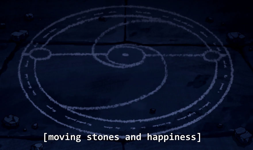 Full Metal Alchemist Brotherhood Has Weird Closed Captions