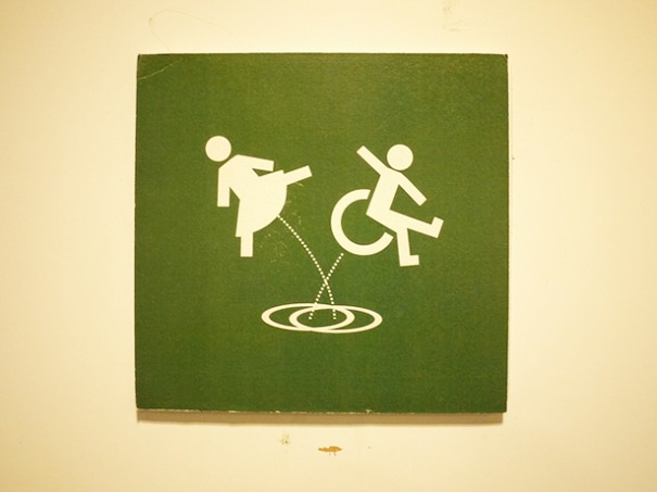 Restroom Sign At Rafla, Helsinki