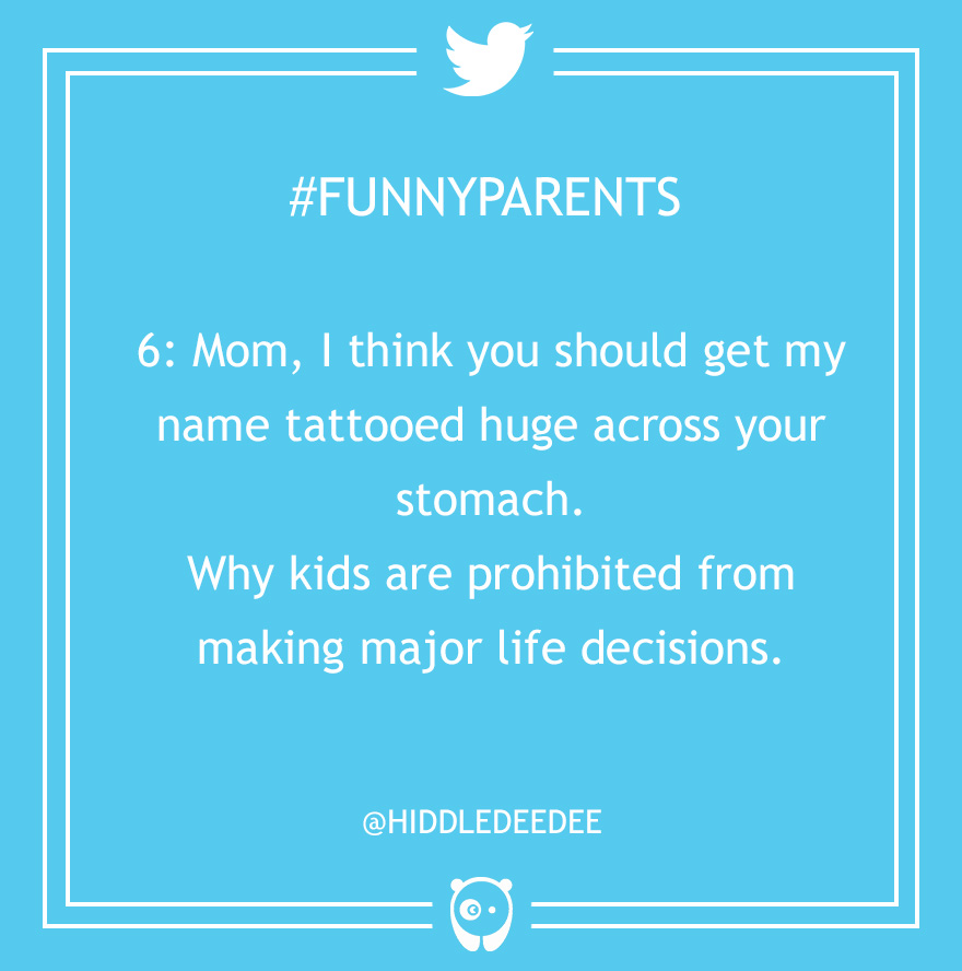 Funny Parenting Tweets
