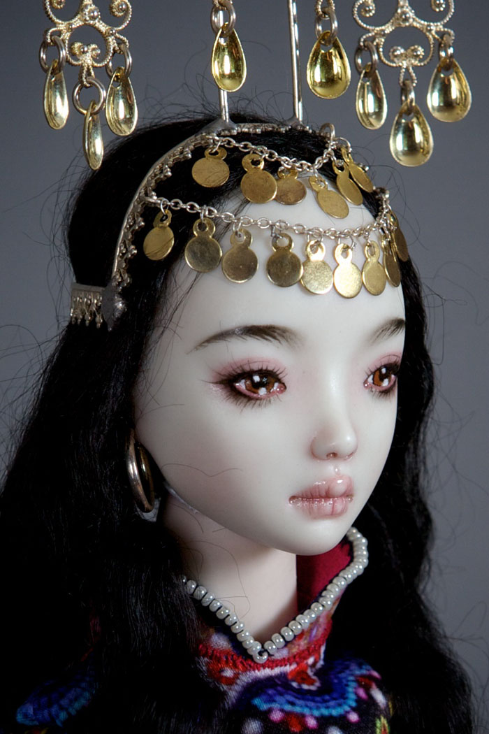 Handmade-adult-porcelain-enchanted-doll-marina-bychkova