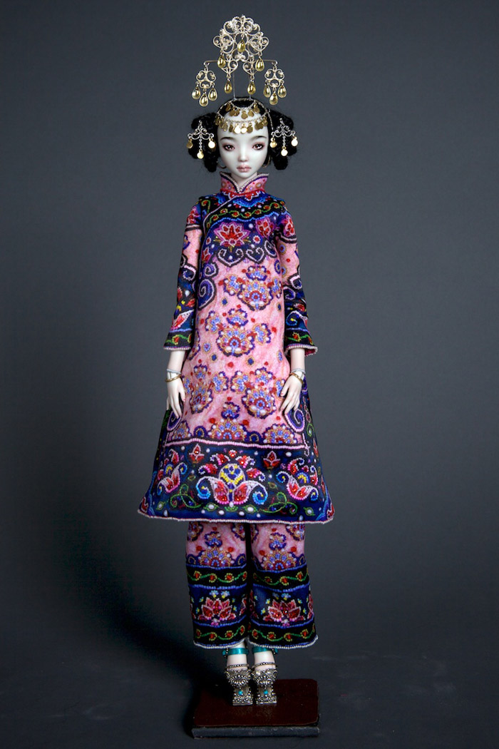Handmade-adult-porcelain-enchanted-doll-marina-bychkova