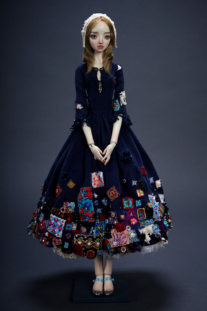 Handmade-adult-porcelain-enchanted-doll-marina-bychkova