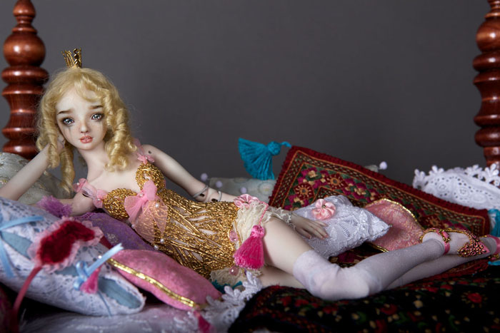 Handmade-adult-porcelain-enchanted-doll-marina-bychkova
