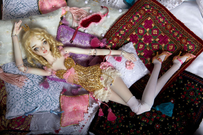 Handmade-adult-porcelain-enchanted-doll-marina-bychkova