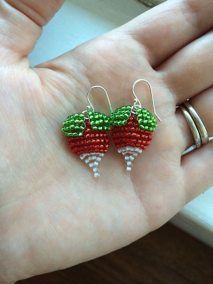 Radish Earrings