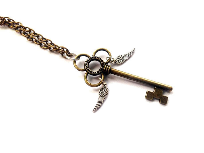 Flying Key Necklace