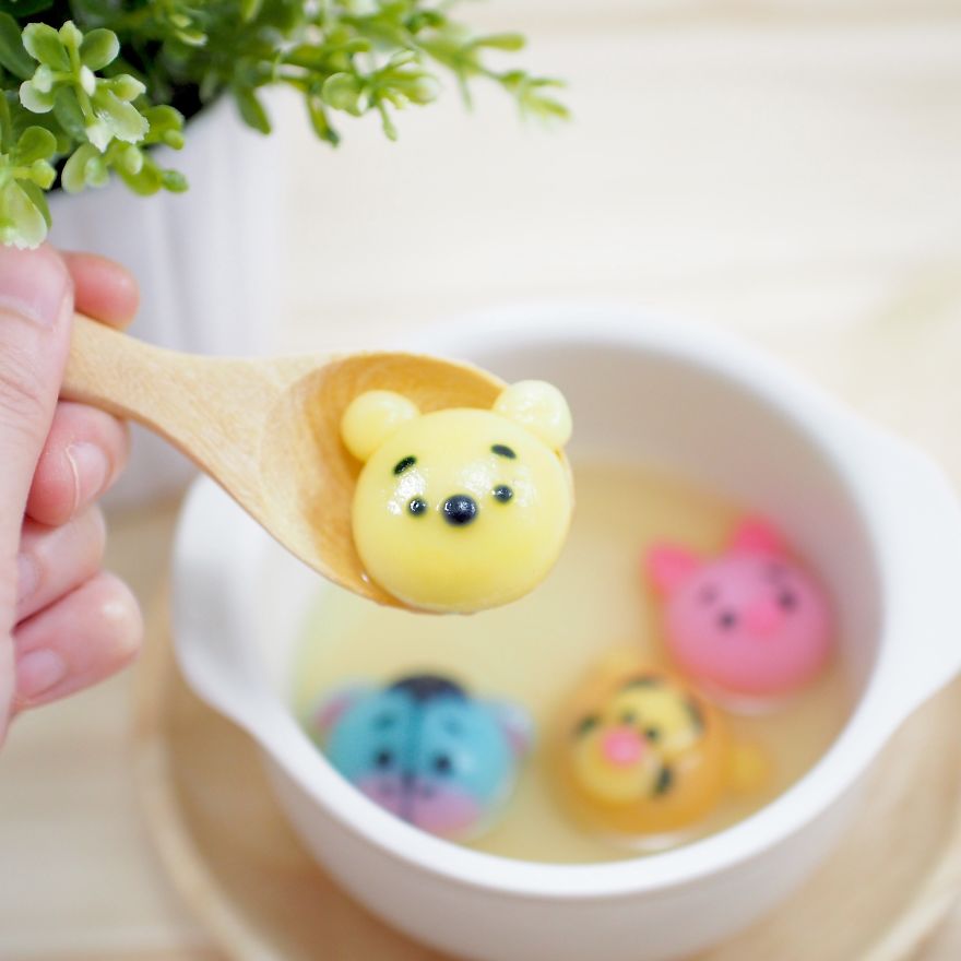 How I Make Winnie The Pooh Inspired Rice Dumplings How I Make Winnie The Pooh Inspired Rice Dumplings
