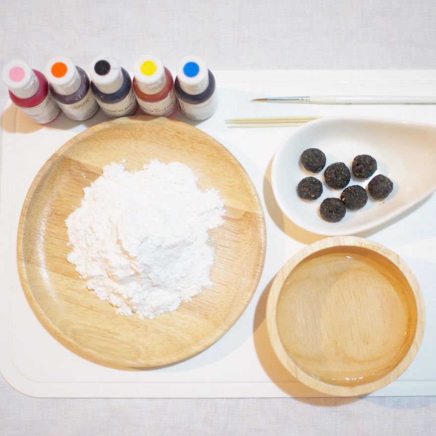 How I Make Winnie The Pooh Inspired Rice Dumplings