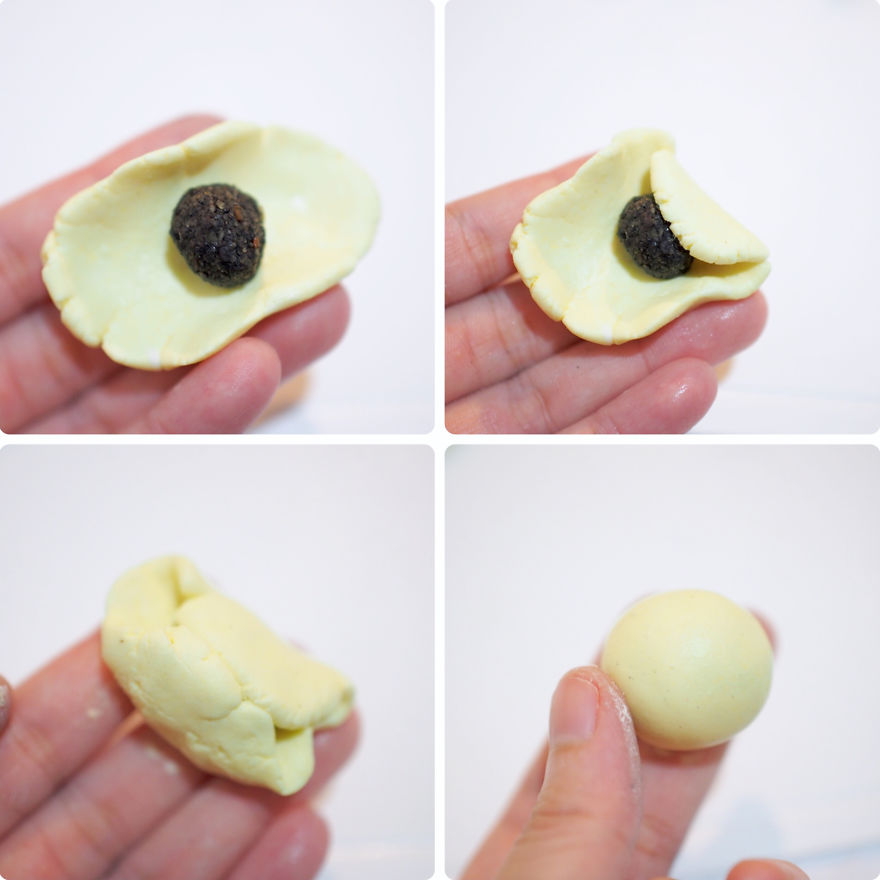 How I Make Winnie The Pooh Inspired Rice Dumplings