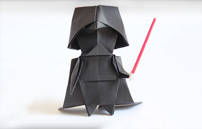 How To Make An Origami Darth Vader