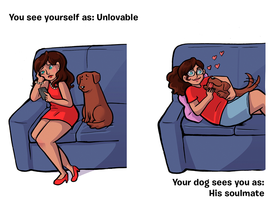 How You See Yourself Vs How Your Dog Sees You