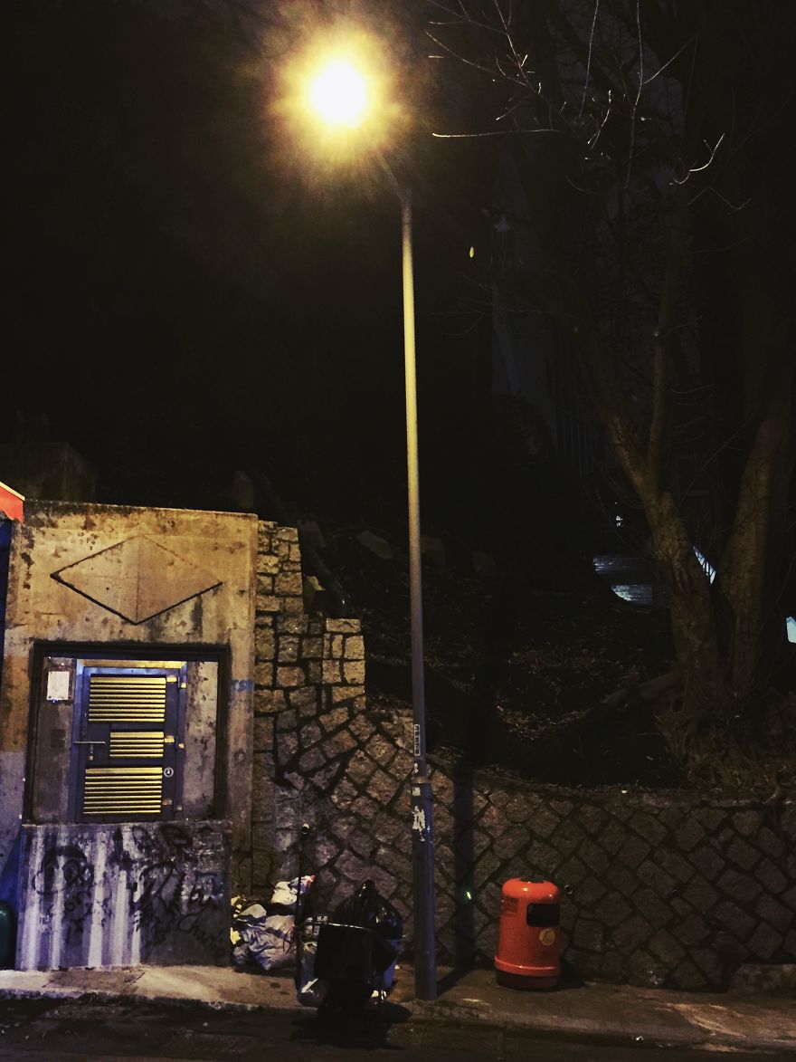 Midnight Back Alleys Of Hong Kong