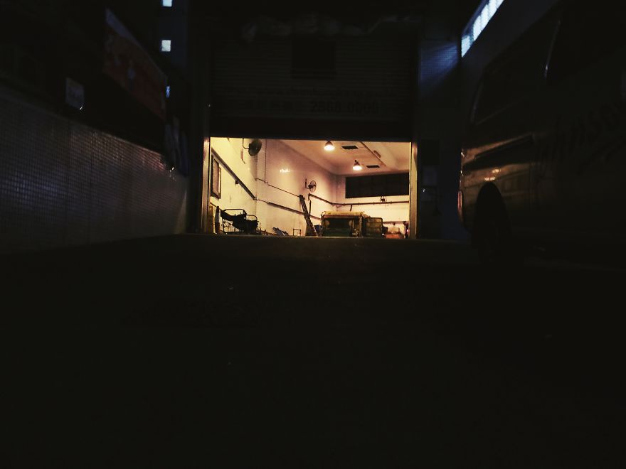 Midnight Back Alleys Of Hong Kong