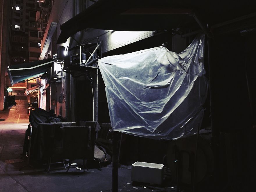 Midnight Back Alleys Of Hong Kong