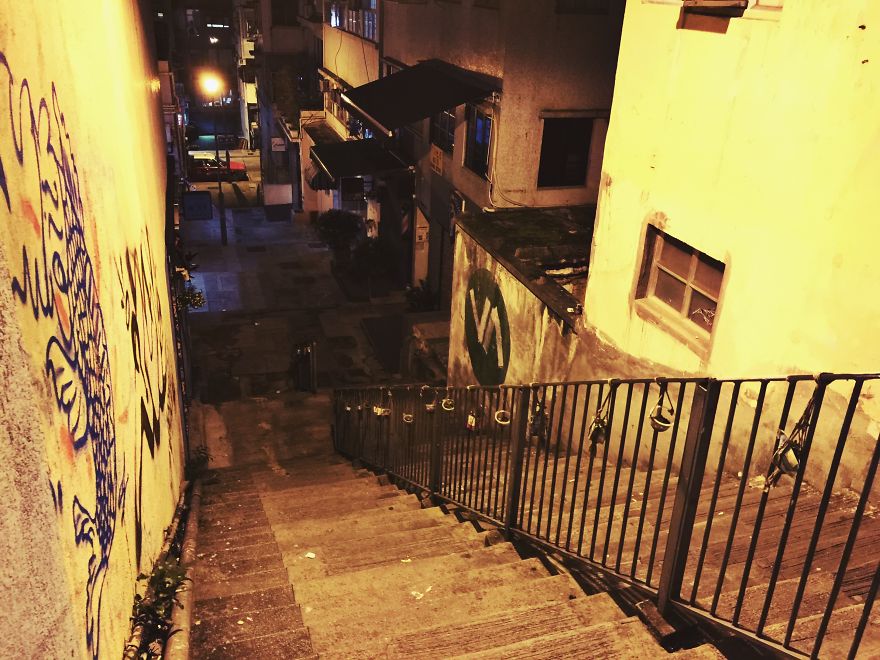 Midnight Back Alleys Of Hong Kong