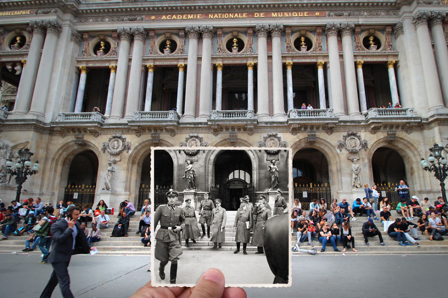 I Combined Old And New Photos Of Paris To Bring History To Life