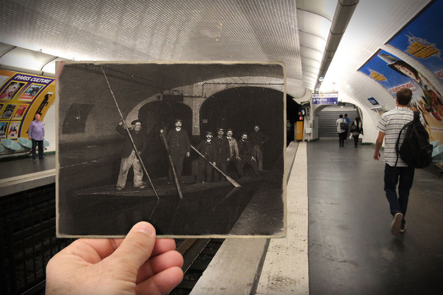 I Combined Old And New Photos Of Paris To Bring History To Life