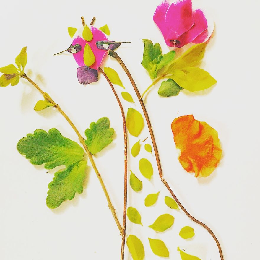 I Create Colorful And Magical Illustrations, Using Natural Materials Only