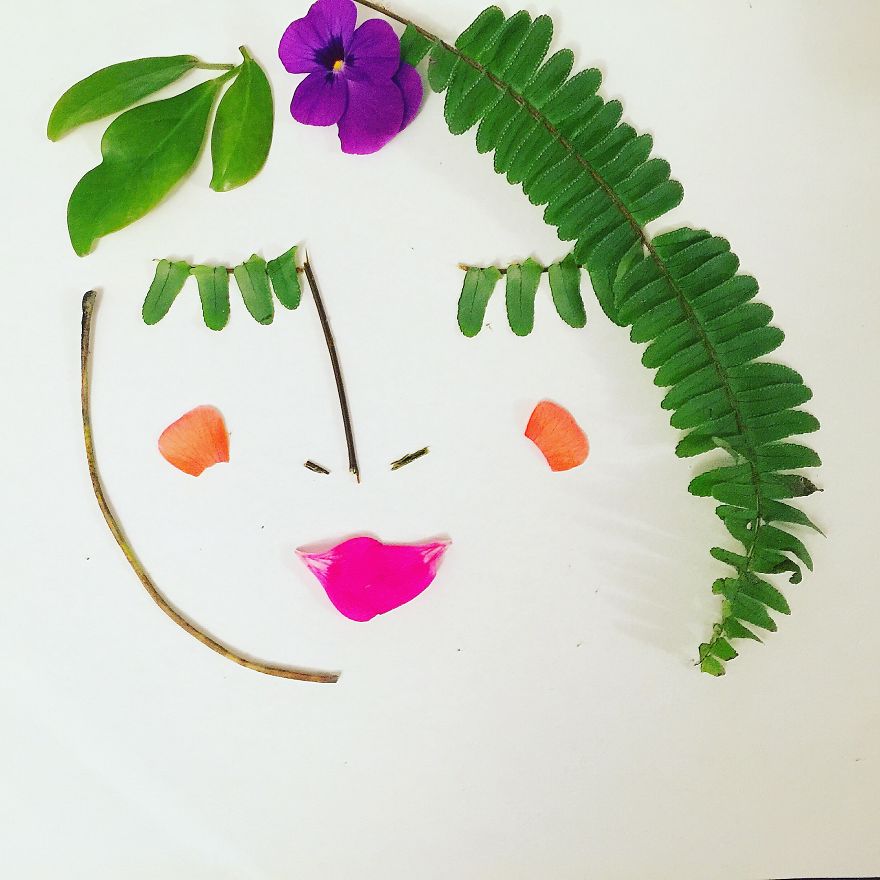 I Create Colorful And Magical Illustrations, Using Natural Materials Only