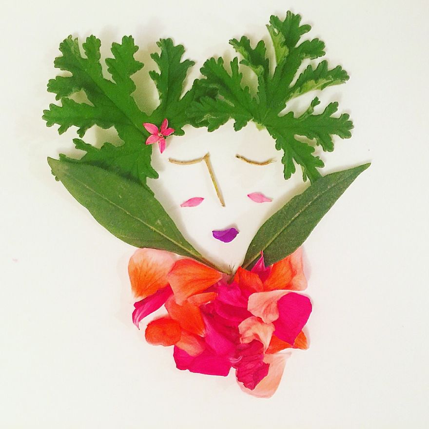 I Create Colorful And Magical Illustrations, Using Natural Materials Only