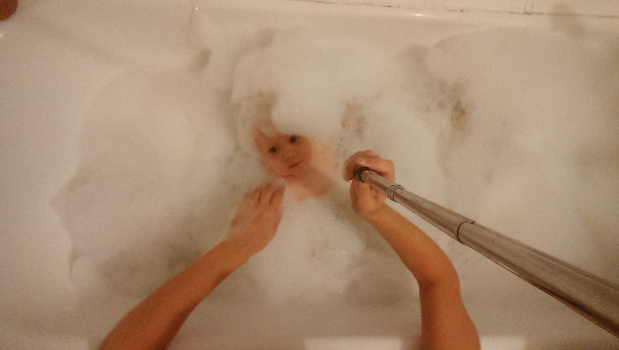 I Documented What It's Like To Be A Mom With A Selfie Stick