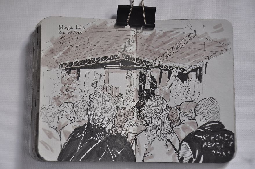 I Draw The Happiness Of Having Friends Instead Of Taking Photos To Help Me Battle My Depression I Draw The Happiness Of Having Friends Instead Of Taking Photos To Help Me Battle My Depression