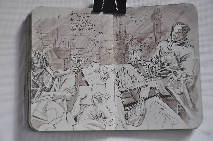 I Draw The Happiness Of Having Friends Instead Of Taking Photos To Help Me Battle My Depression I Draw The Happiness Of Having Friends Instead Of Taking Photos To Help Me Battle My Depression