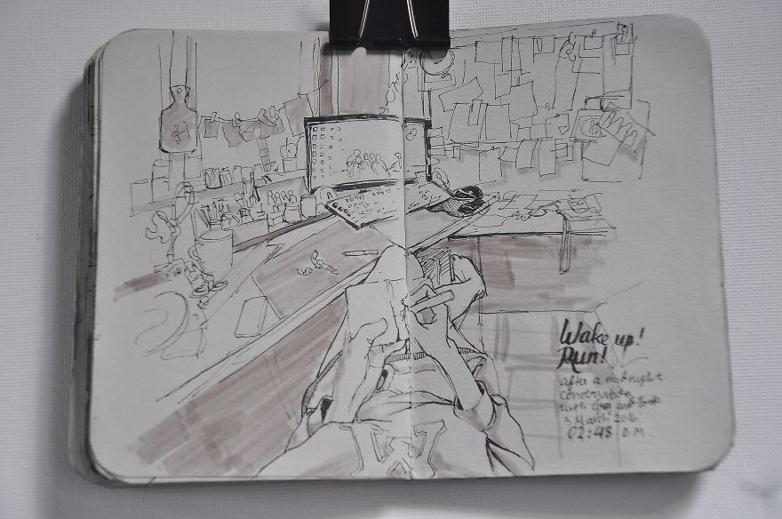 I Draw The Happiness Of Having Friends Instead Of Taking Photos To Help Me Battle My Depression I Draw The Happiness Of Having Friends Instead Of Taking Photos To Help Me Battle My Depression