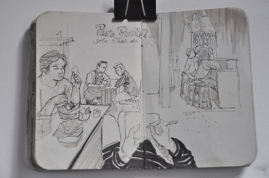 I Draw The Happiness Of Having Friends Instead Of Taking Photos To Help Me Battle My Depression I Draw The Happiness Of Having Friends Instead Of Taking Photos To Help Me Battle My Depression