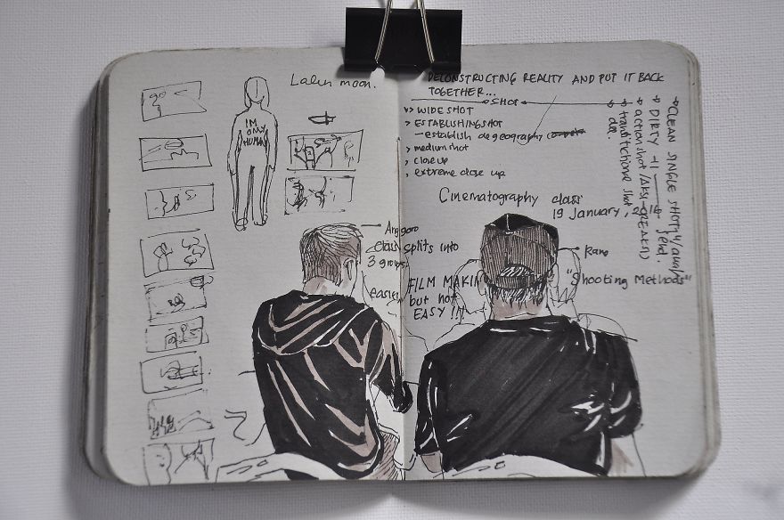 I Draw The Happiness Of Having Friends Instead Of Taking Photos To Help Me Battle My Depression