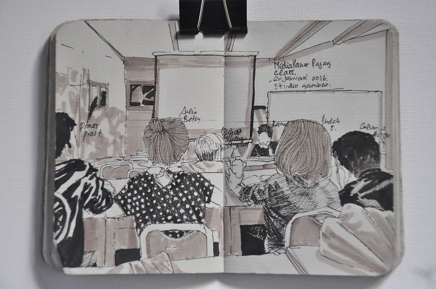 I Draw The Happiness Of Having Friends Instead Of Taking Photos To Help Me Battle My Depression I Draw The Happiness Of Having Friends Instead Of Taking Photos To Help Me Battle My Depression