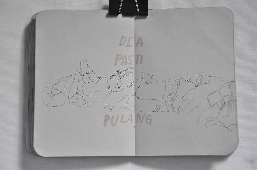 I Draw The Happiness Of Having Friends Instead Of Taking Photos To Help Me Battle My Depression