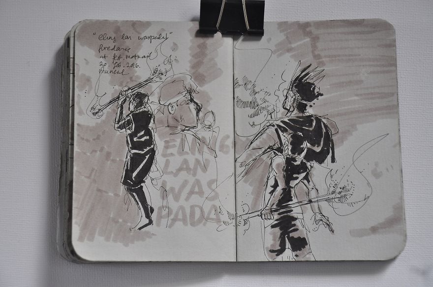 I Draw The Happiness Of Having Friends Instead Of Taking Photos To Help Me Battle My Depression