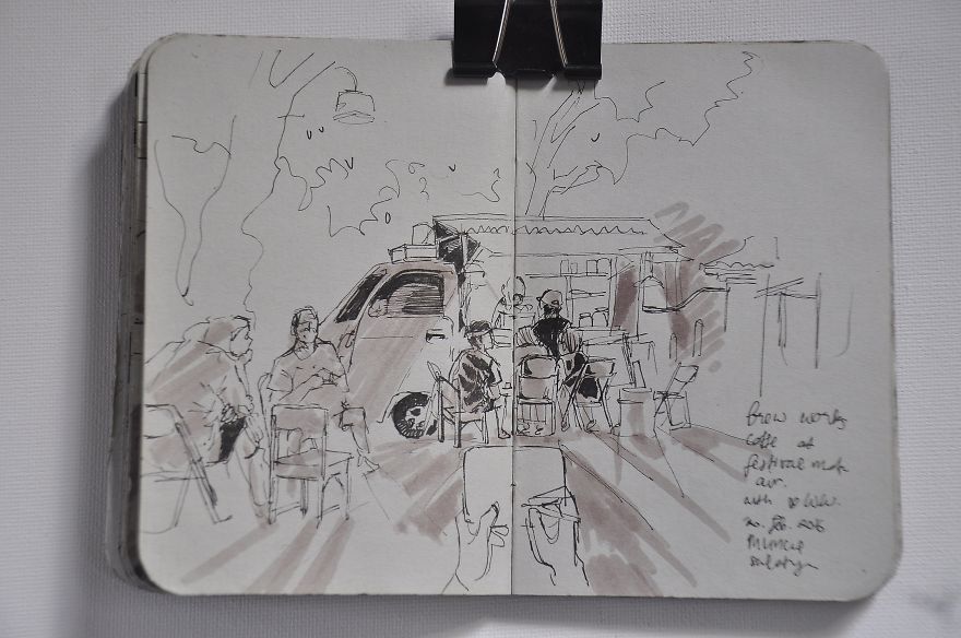 I Draw The Happiness Of Having Friends Instead Of Taking Photos To Help Me Battle My Depression I Draw The Happiness Of Having Friends Instead Of Taking Photos To Help Me Battle My Depression