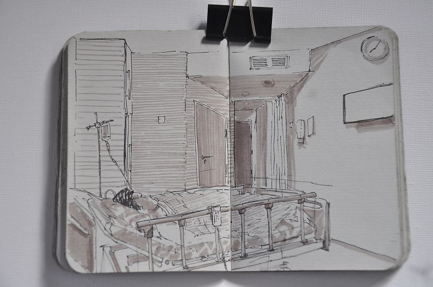 I Draw The Happiness Of Having Friends Instead Of Taking Photos To Help Me Battle My Depression