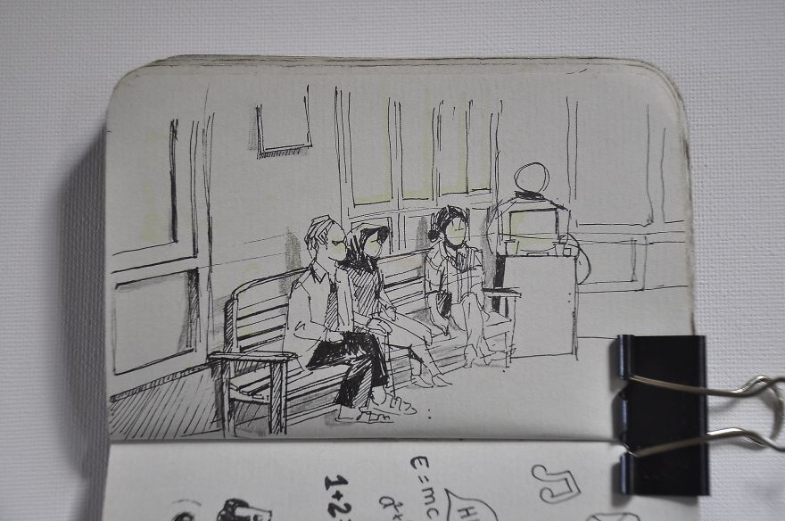 I Draw The Happiness Of Having Friends Instead Of Taking Photos To Help Me Battle My Depression I Draw The Happiness Of Having Friends Instead Of Taking Photos To Help Me Battle My Depression